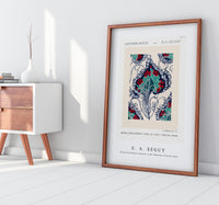 E.A.Seguy - Botanical pochoir pattern in Art Nouveau oriental style
