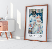 Mary Cassatt - Mother About to Wash Her Sleepy Child 1880