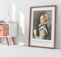 Cornelis ploos van amstel - Portrait of a young woman-1770