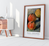 Paul Cezanne - Three Apples (Deux pommes et demie) 1878-1879