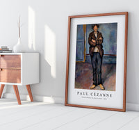 Paul Cezanne - Paysan debout, les bras croisés 1895