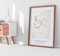 Sir Edward Burne Jones - The Car of Love or Love's Wayfaring - Study of Margaret Drummond (1880)