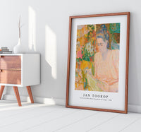 Jan Toorop - Portrait of Mrs Marie Jeannette de Lange (1900)