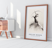 Odilon Redon - Centaur Aiming at the Clouds 1896