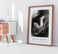 Odilon Redon - And the Devil That Deceived Them Was Cast Into the Lake of Fire and Brimstone, Where the Beast and the False Prophet Are 1899