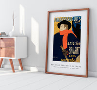 Henri De Toulouse–Lautrec - Ambassadeurs Aristide Bruant dans son cabaret 1892