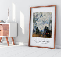 Claude Monet - Arrival of the Normandy Train 1877