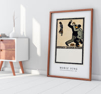 Moriz Jung - Conversation Between Rivals (Gespraech Zwischen Rivalen) (1907)