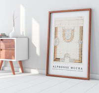 Alphonse Mucha - General plan of the mosaic for Fouquet jewelry store 1869-1939