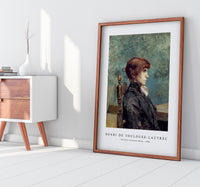 Henri De Toulouse–Lautrec - Portrait of Jeanne Wenz 1886