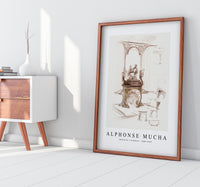 Alphonse Mucha - Sketch for a fireplace 1869-1939