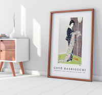 Goyo Hashiguchi - Young woman in a summer kimono Natsu yosoi no musume 1920