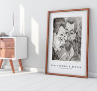 Ernst Ludwig Kirchner - Two Peasant Heads 1920