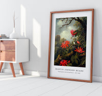 Martin Johnson Heade - Hummingbird and Passionflowers (ca. 1875–1885)