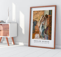 Odilon Redon - Naked lady. Après le bain (Femme s'essuyant) 1886