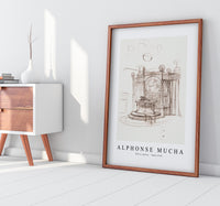 Alphonse Mucha - Office sketch 1869-1939