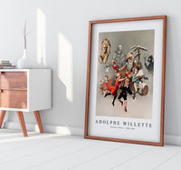 Adolphe Willette - Etrennes Poster 1880-1900