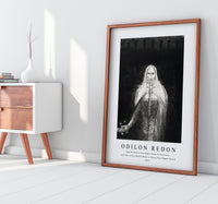 Odilon Redon - And He Had in His Right Hand Seven Stars, and Out of His Mouth Went a Sharp Two-Edged Sword 1899