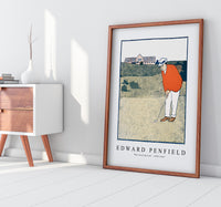 Edward Penfield - Man playing Golf 1890-1907