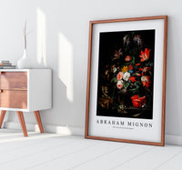 Abraham Mignon - The Overturned Bouquet