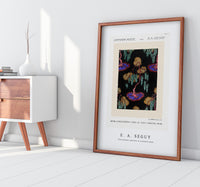 E.A.Seguy - Tree pochoir pattern in oriental style