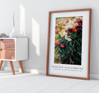 Gustave Caillebotte - Chrysanthemums in the Garden at Petit–Gennevilliers 1893