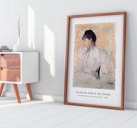 Jacques Emile Blanche - Jacques-Emile Blanche's Presumed Portrait of Henriette Chabot (1886)