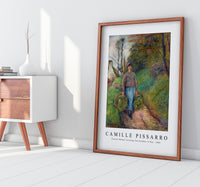 Camille Pissarro - Peasant Woman Carrying Two Bundles of Hay 1883