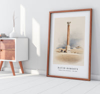 David Roberts - Pompey's Pillar Alexandria-1796-1864