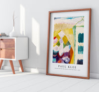 Paul Klee - Interieur mit der Uhr (Interior with the Clock) 1913