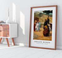 Odilon Redon - Alexander and Bucephalus 1861-1862