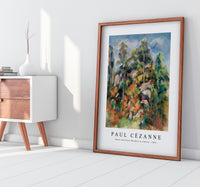 Paul Cezanne - Rocks and Trees (Rochers et arbres) 1904