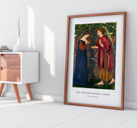 Sir Edward Burne Jones - The Annunciation painting in high resolution by Sir Edward Burne–Jones