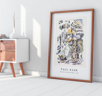 Paul Nash - Design for Urne Buriall–Ghosts, (1932)