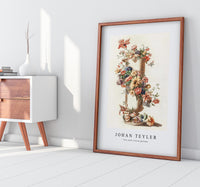 Johan Teyler - Vase with a floral garland