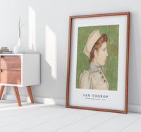 Jan Toorop - Portrait of Nurse Nelly (1894)