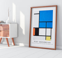 Piet Mondrian - Composition with Large Blue Plane, Red, Black, Yellow, and Gray 1921