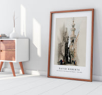 David Roberts - The minaret of the Mosque The Rhamree-1796-1864