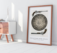 Sir Matthew Digby Wyatt - A shield in iron and guns 1820-1877