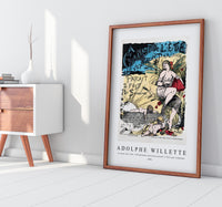 Adolphe Willette - A cause de l'été, l'Evénement parisien paraît 2 fois par semaine 1881