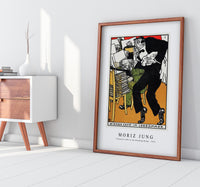 Moriz Jung - Vienesse Café In the Reading Room (Wiener Café Im Lesezimmer) (1911)