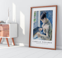 Camille Pissarro - Young Peasant Having Her Coffee 1881