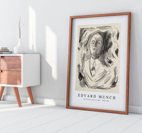 Edvard Munch - Self-Portrait with a Cigar 1908-1909