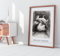 Odilon Redon - The Impotent Wing Did Not Lift the Animal Into That Black Space 1883