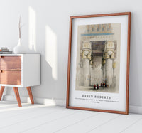 David Roberts - View from under the portico of the Temple of Dendera (Dandara)-1796-1864