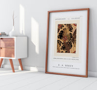 E.A.Seguy - Flower pattern Art Deco stencil print in oriental style (2)