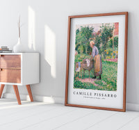 Camille Pissarro - A Washerwoman at Éragny 1893