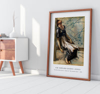 Sir Edward Burne Jones - The Briar Rose Series - Study for 'The Garden Court' (1893)