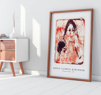 Ernst Ludwig Kirchner - Harmonica Player 1919