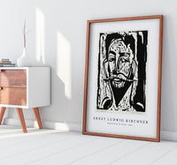 Ernst Ludwig Kirchner - Head of Prof. Dr. Graef 1915